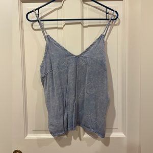 Project Social T light blue tank top. Size small.